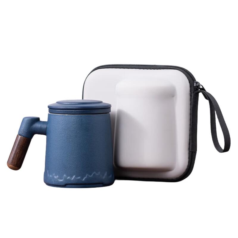 Yunyan Ceramic Tea Separation Office Mug with Lid Set