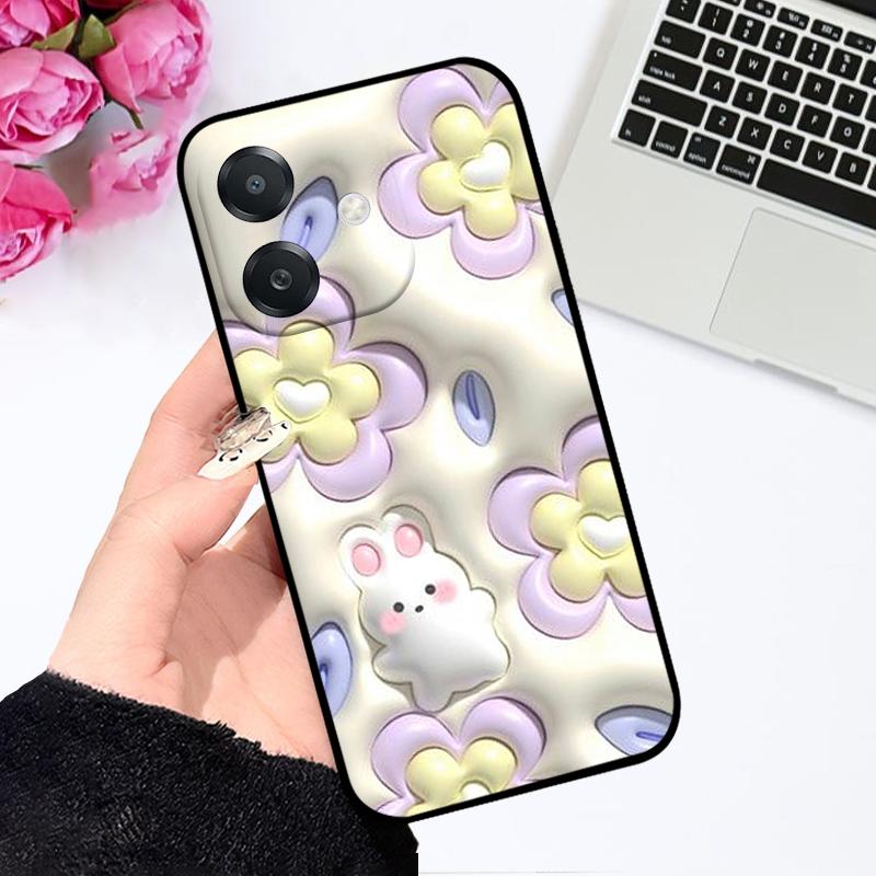 Cases For Oppo A40 4G Fundas A40m Soft TPU Silicone Matte Shockproof Phone Cover For OPPO A3x 4G 5G Bumper Phone Bags A20 Capa