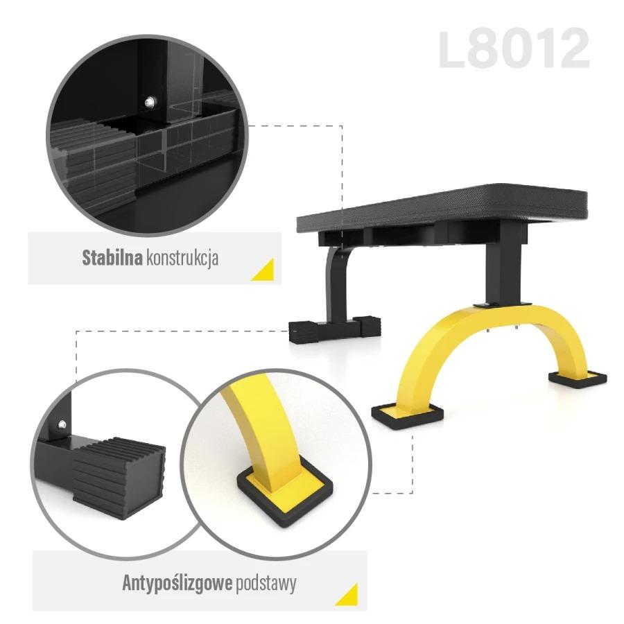 HMS PREMIUM L8012 exercise bench (5907695596540)