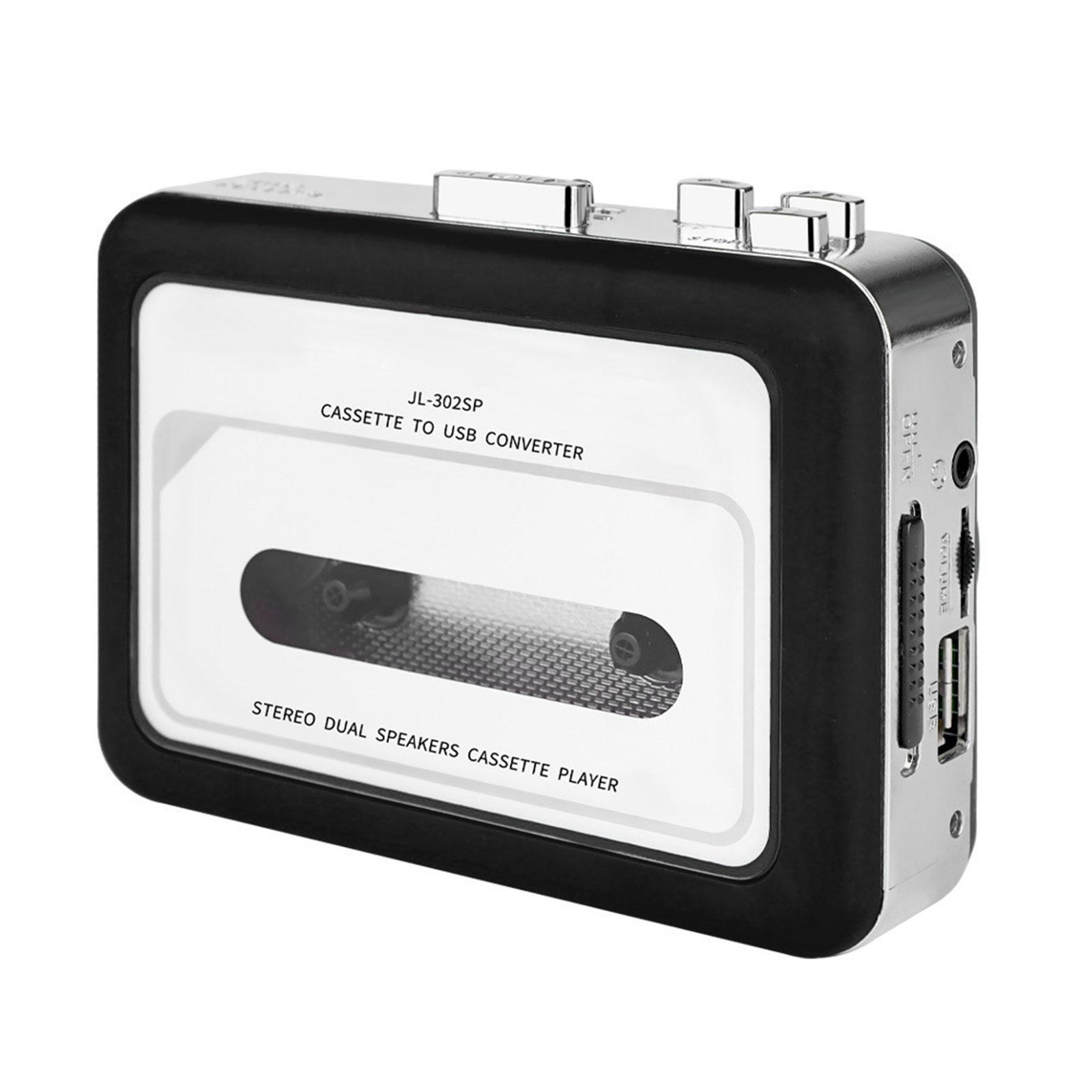 

USB Cassette Radio Player Portable USB Cassette Tape to MP3 Converters Music Player Cassette Recorders