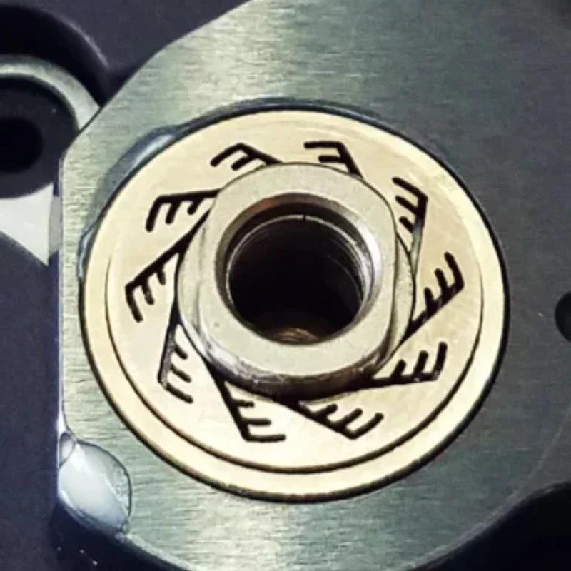 

4 шт. латунных шайб, подходящих для Butterfly 710 Gasket Storage Oil Brass Washer CQC 550 551 552 Складной нож Аксессуары Инструменты