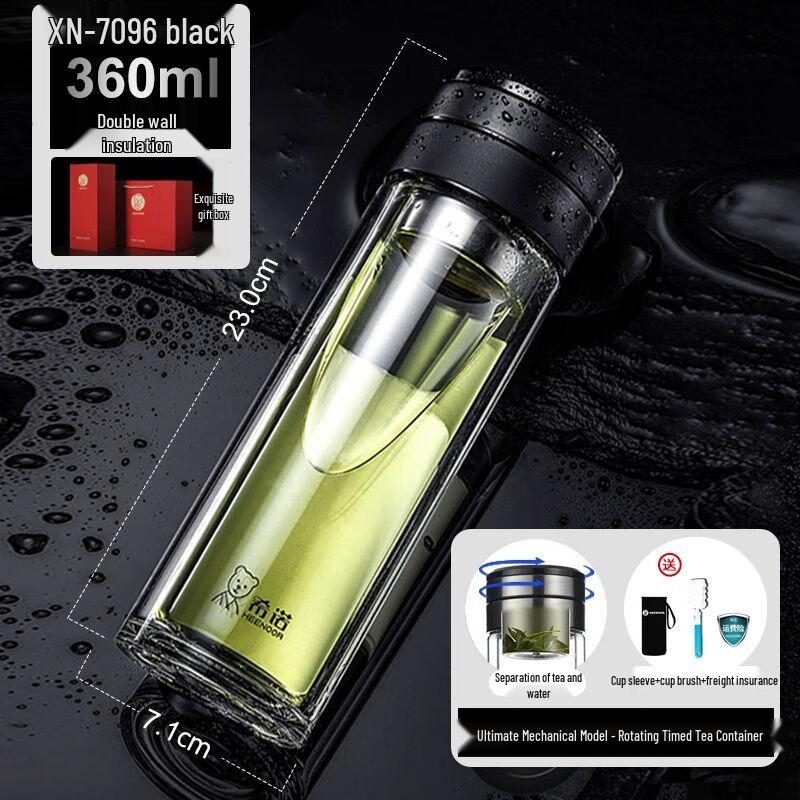 Xinuo Double-Layer Glass Tea Infuser Cup