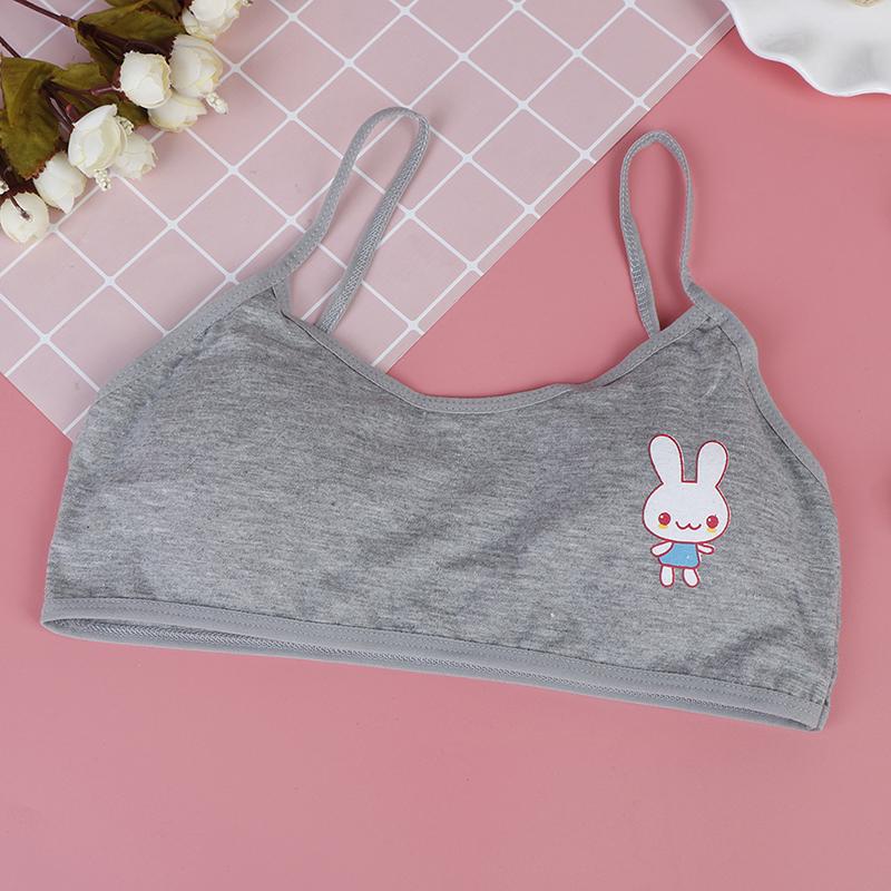Mladá dívka dospívající spodní prádlo školení podprsenka tenký pásek s cup Pad Kids Vest Top