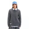 Fingercroxxit Unisex Cable Knit Sweater