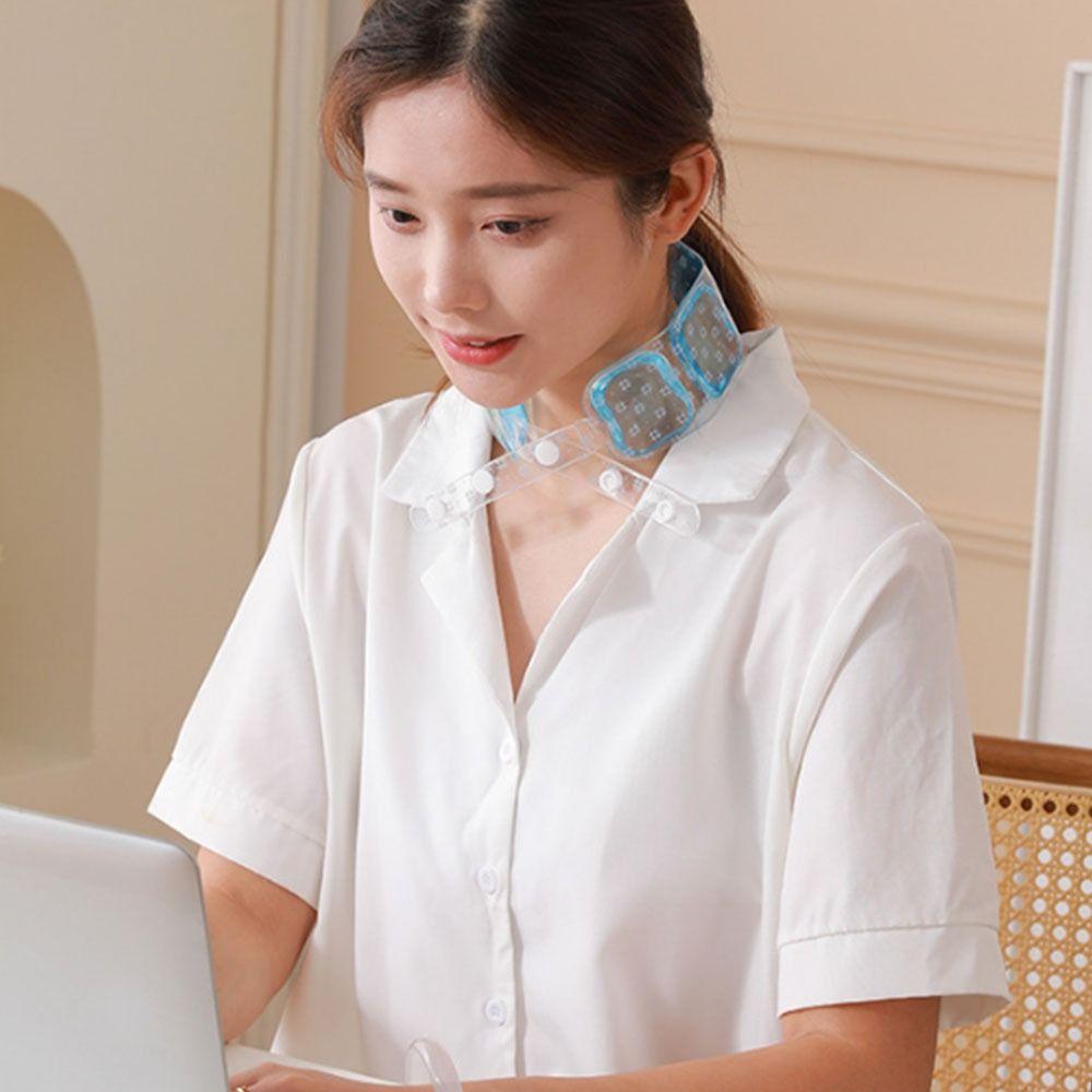 Summer Gadget Neck Cooler Collars 18/28 ℃ Neck Cooling Tube Ice Cushion Pillow Summer Essentials