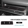 For HYUNDAI Tucson 2025 2026 LHD Glove Box Storage Organizer Tray Door Slot Pad Passenger Storage Organizer Mat Trim