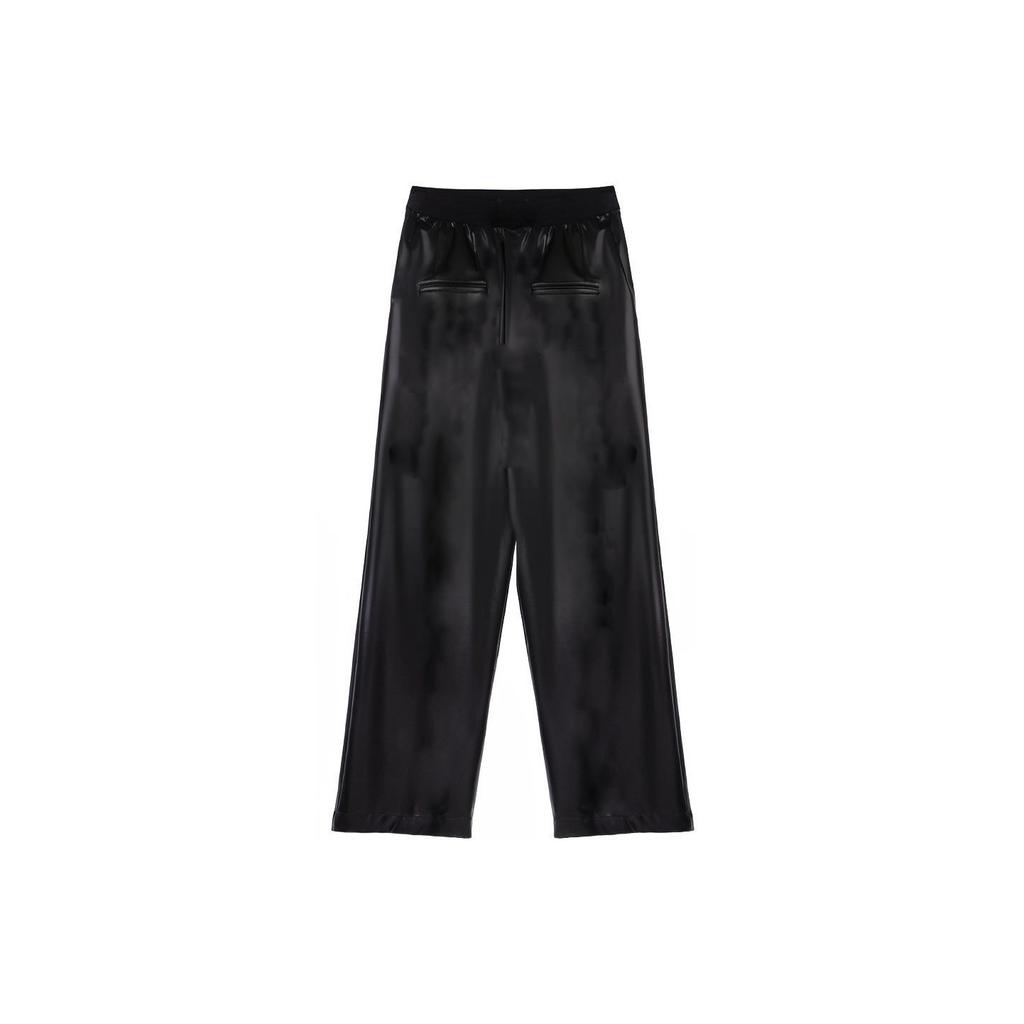We11done Ss21 Casual Straight Leg Work Pants Unisex pants WD-PT0-21-208-M-BK