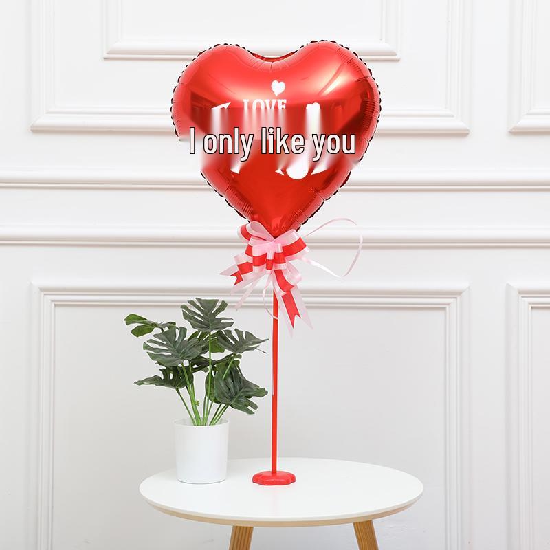 Leuchtende Ballons für Valentinstag, Heiratsantrag, Geburtstag & Liebesgeständnis Deko - Innen/Außen