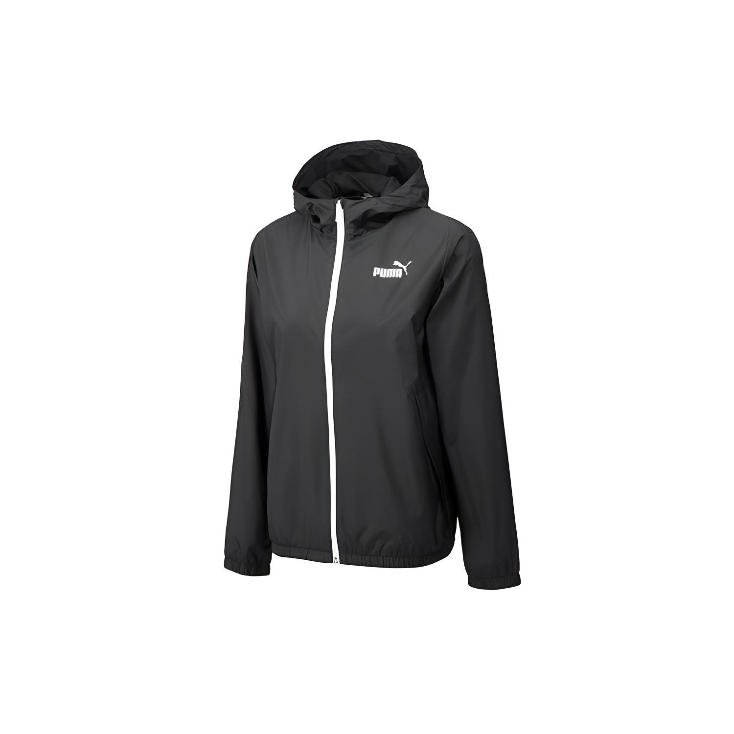 

Puma Essentials Solid Windbreaker Hooded Jacket Women Jacket Black 672909-01 S