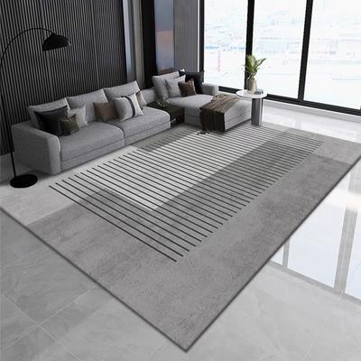 Tapete Inteiro Simples de Luxo Leve para Sala de Estar para Casa Antiderrapante e Sujeira Tapete Grande para Sofá Mesa de Centro Decoração de Quarto