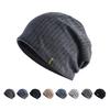 Tricot Nuit Tricot Sauna Soin Médical Taille Unique Convient Uni Chaud Gratuit Rayé [OMKUY] Casquette pour Homme, Printemps, Automne, Hiver, Casquette, Bonnet, Casquette Double Couche,