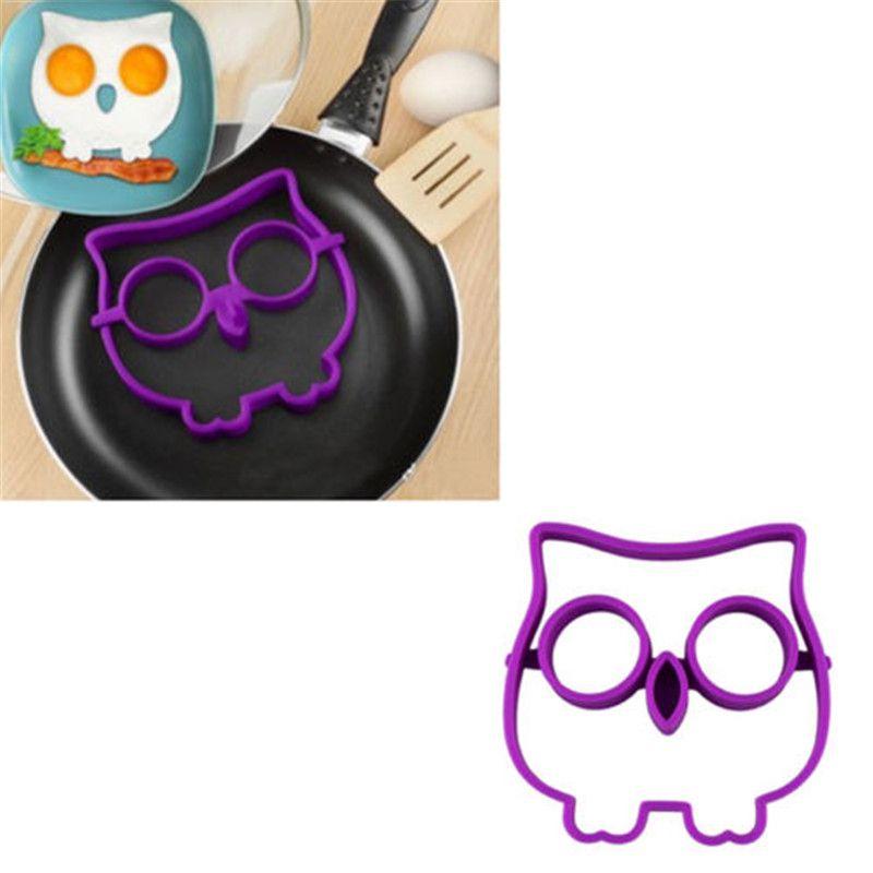 Premium Quality Silicone Funny Owl Mould Egg Rings Cooking Shaper For Perfect Breakfasts