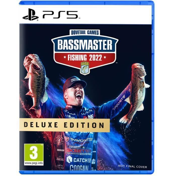 Video game - bassmaster - fishing 2022 deluxe edition - ps5 - multiplayer - pegi 3+