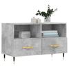 VidaXL Meuble TV Gris béton 80x36x50 cm Bois d'ingénierie 828952