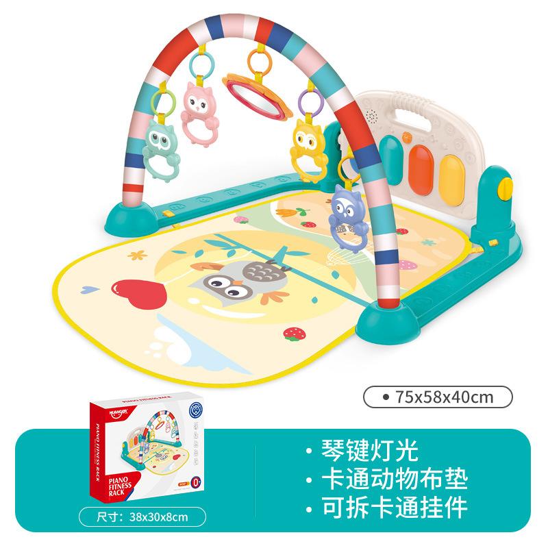 Baby Fitness Frame Pedal Piano Toy Children Baby Music Climbing Mat Fitness Device 0-36 Months