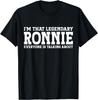 Ronnie Vorname Lustiges Ronnie T-Shirt