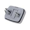 2 Pezzi 8U0857562 Clip Parasole per Auto Per , Grigio