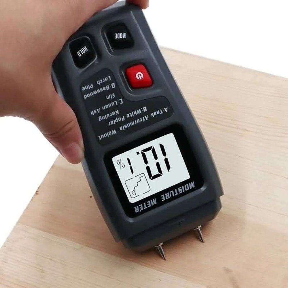 0~99.9% Tree Density Wood Moisture Meter Timber Damp Detector Wood Humidity Tester Hygrometer