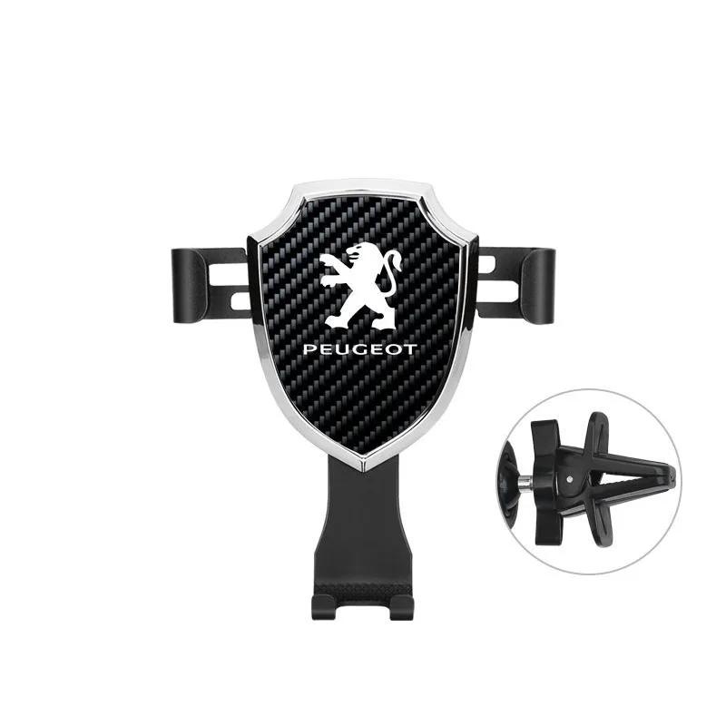 

Car Mobile Phone Holder Air Outlet Clip Stand for Peugeot Rifter 108 406 407 408 206 208 306 307 308 508 507 506 107 4008 5008 чёрный