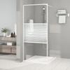 Shower Wall 90x195 Cm Clear ESG Glass