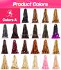 150g Crochet Braid Synthetic Hair Extensions Curly Braiding Hair Silky Loose Body Wave Pony Style Spiral Curl French Curls
