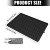 Double Layer Cats Litter Tray Mat Leakproof Silicone Detachable Washable Foldable  Trapping Pad Design For Cage Floor