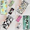 Cartoon Panda Bear Cell Phone Case for Samsung Galaxy S26 Ultra S25 S24 S23 S22 S21 S20 Note10 Cover