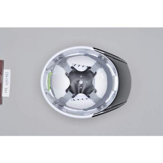 DIC Plastics Helmet with Clear and Styrofoam Liner Vents, Peak, (SYA-CV-SFE-SYAV-A-YE-S)