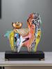 Colorful Prosperity Horse Figurine: Elegant Decor for Office, Living Room, or Hallway - Ideal Housewarming or Opening Gift