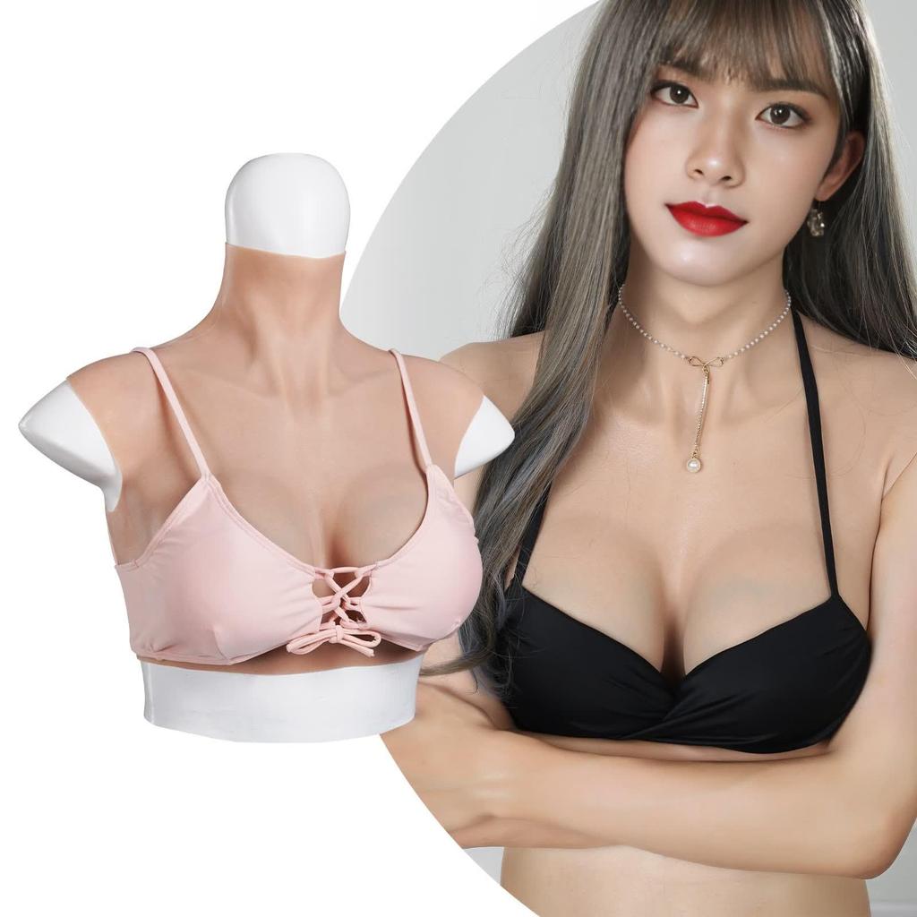 KUMIHO Silicone Bust 9th Generation Upgraded Artificial Breasts Crossdressing Bust Crossdressing Breasts Fake Breasts Silicone Breasts Crossdresser
