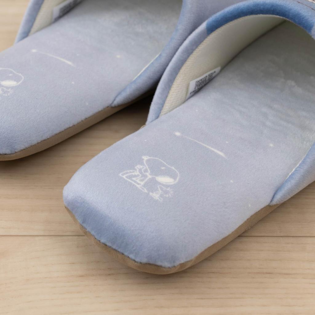 Toilettenschuhe Sternenhimmel Snoopy Blau Grau Einheitsgröße [Senko]