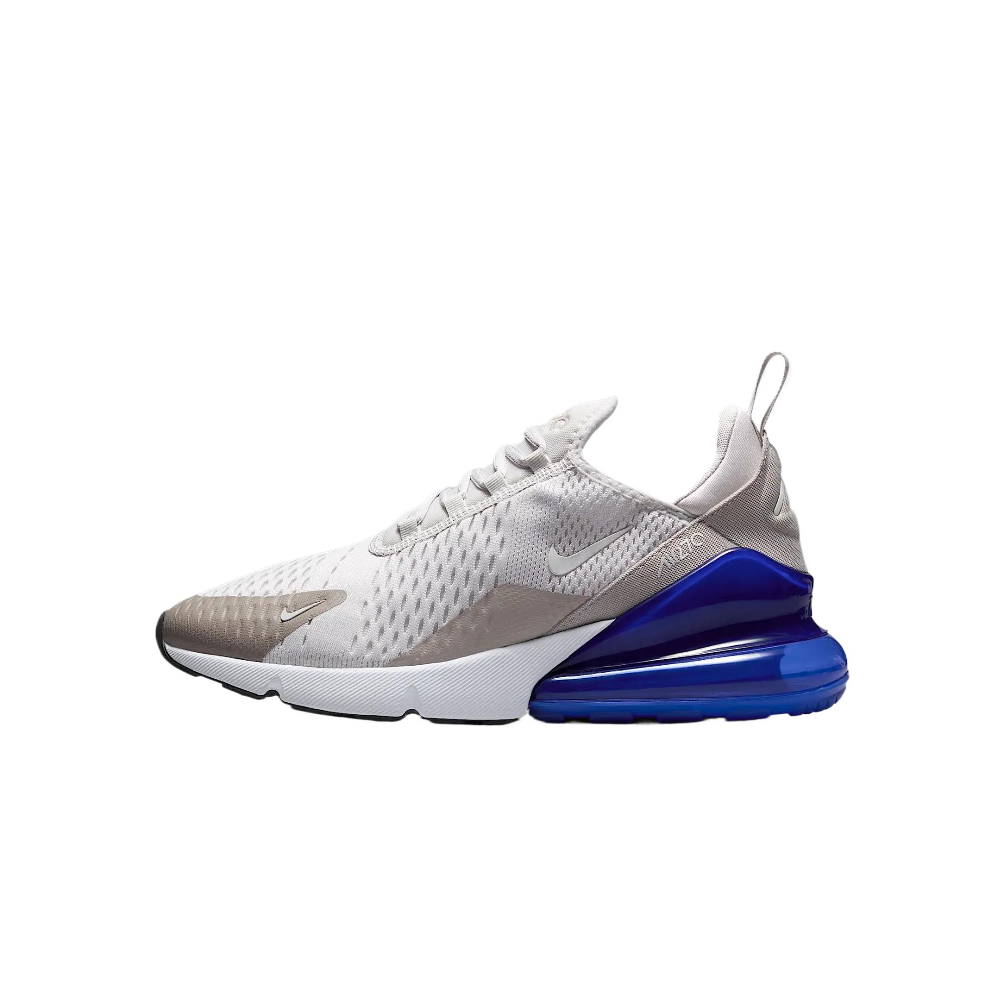 Nike Air Max 270 Vast Grey Racer Blue Men Sneakers College-Grey Summit-White AH8050-031 42.5