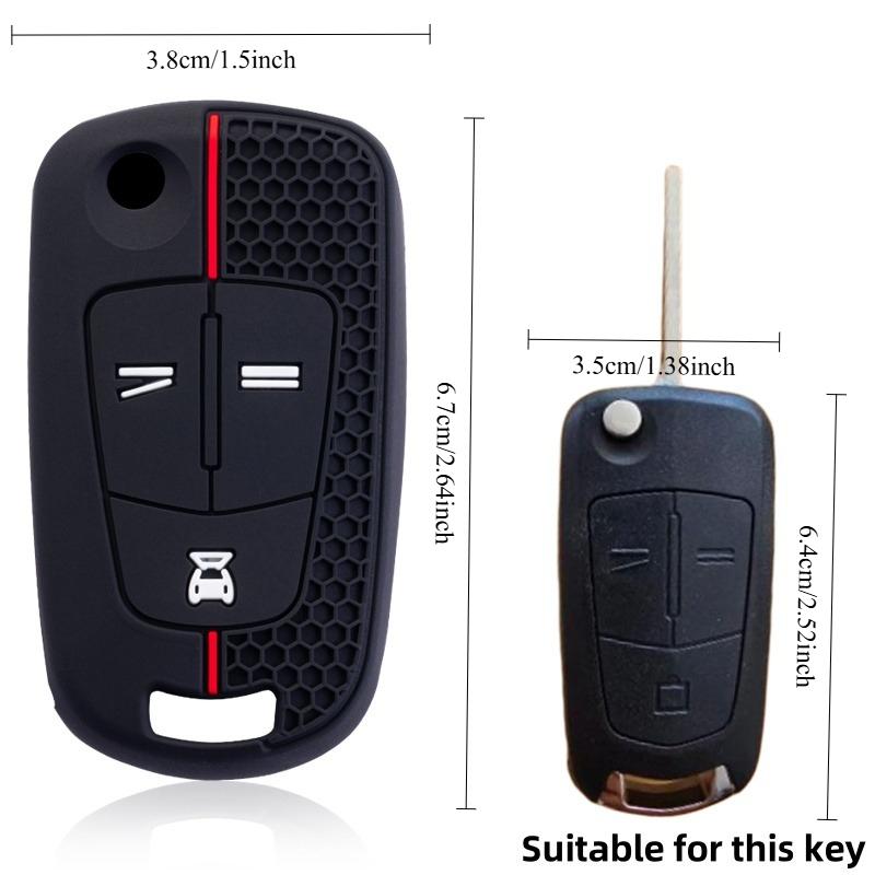

Silicone Car Remote Key Case Cap Cover Shell Fob For Opel Vauxhall Astra H Corsa D Vectra C Zafira Astra Vectra Signum 2/3Bnt