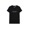 Fila Letter Print Fashion Casual Versatile Round Neck Short Sleeve T-Shirt Women Tops Black F11W227102FBK