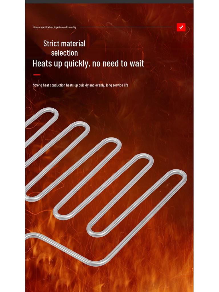 304 Stainless Steel Sauna Electric Dry Steam Heater Tube