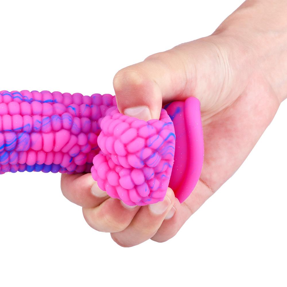 BDSM Sex Corn Shape Dospělá hračka Chastity Dildo Big Dick Anální hračky Masturbátor pro ženy Fleshlight Harness