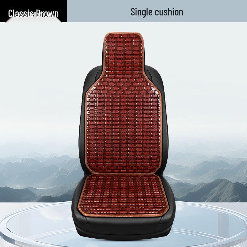 

Охлаждающая летняя подушка на сиденье из ледяного шелка - Дышащая и вентилируемая подкладка для автомобилей и грузовиков Bamboo - Classic Brown