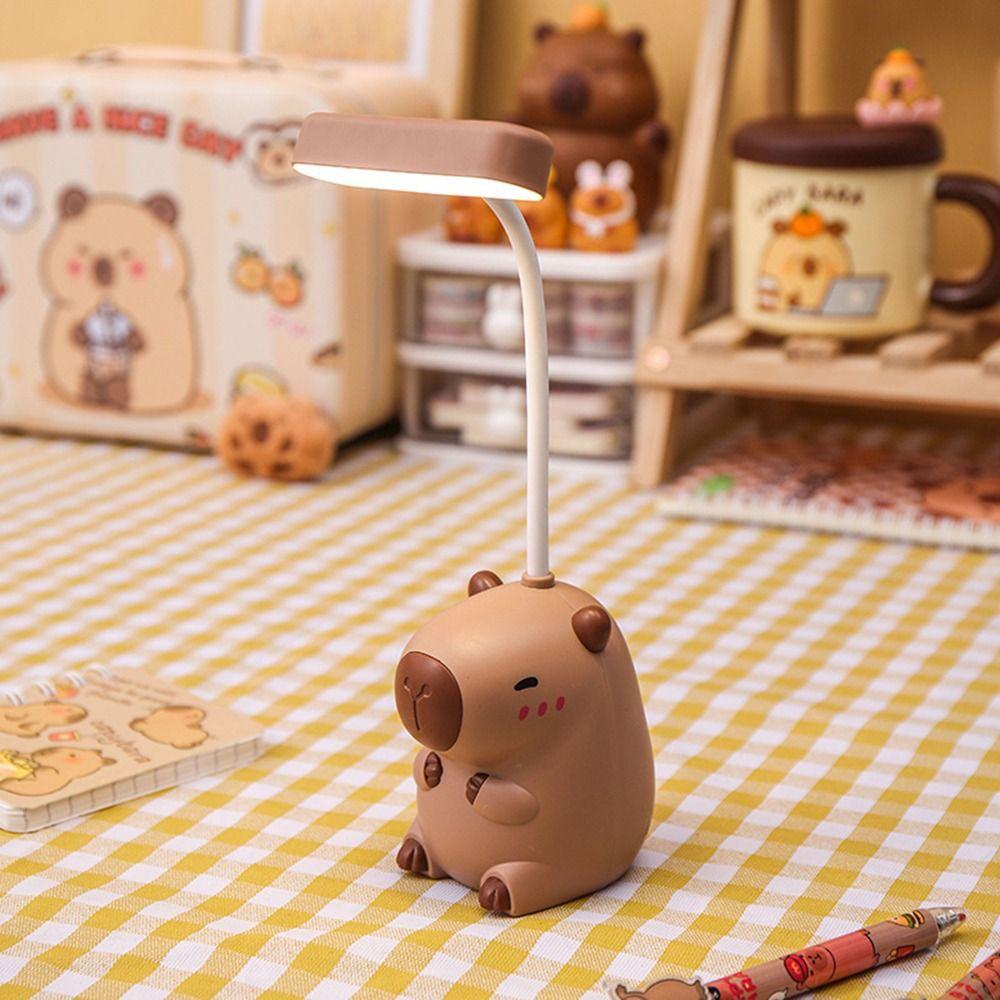 With Pencil Sharpener Bedside Lamp Folding Learning Eye Lamps Cute Decor Light  Bedroom Use