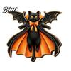 Rustic Wood Sign Halloween Ghost Welcome Door Hanger, Cute Wooden with Witch Hat & Pumpkin Hanger Elements, Fall Indoor Outdoor Wall Decor for Holiday