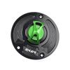 Keyless Motorcycle Fuel Gas Tank Cap Cover For Kawasaki Ninja ZX-6R 636 ZX636R 2007-2018 2012 2013 2014 2015 2016 ZX6R ZX 6R