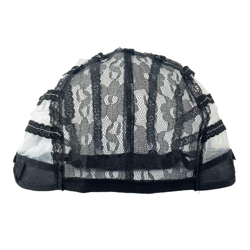 

Сетка для волос Кружевной головной убор Шапочка-сетка для волос Аксессуары для парика Оптовая продажа Прямая поставка с фабрики Шапочка Кожа Ламинирующая пленка Сетка Волосы Black