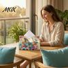 Crafting Kits for Beginners DIY Faux Diamond Art Painting Tissue Box, Leather Desktop Relaxing Hobby Sets Holder Pouch, 5D Rhinestone Embroidery Craft