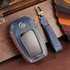 Leather Car Key Case LCD Smart Remote Cover LED Display Shell Bag for BMW G11 G12 G30 G31 G01 G02 5 7 Series X5 X7 M5 M8 M760Li