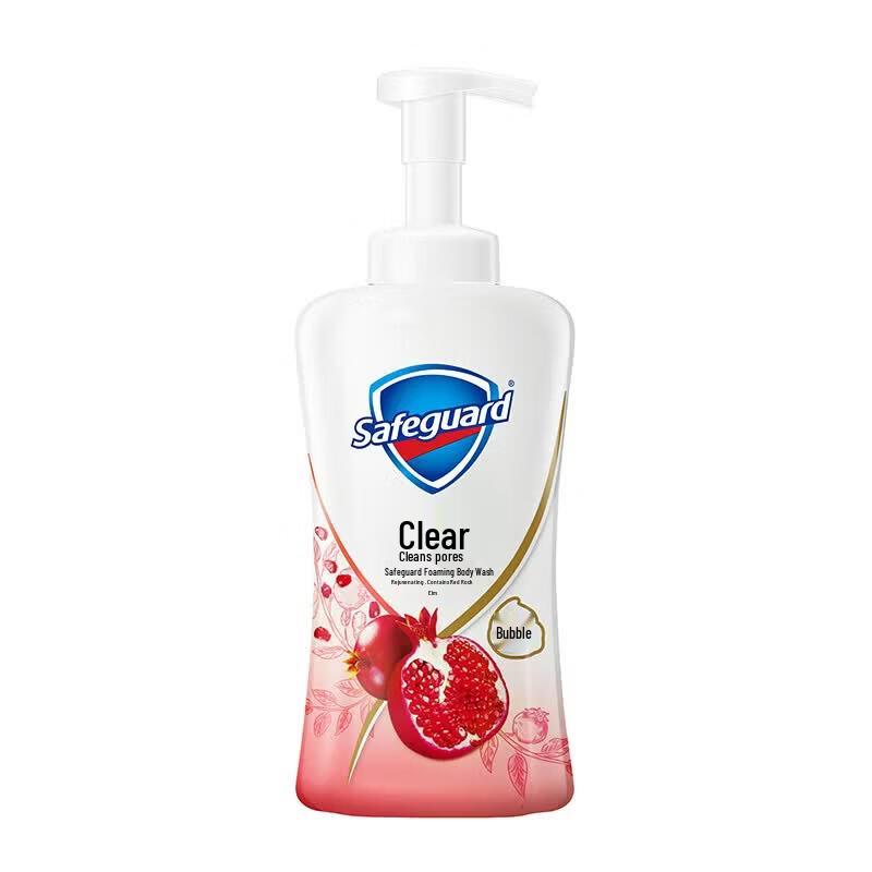 Safeguard Revitalizing Pomegranate Foaming Body Wash