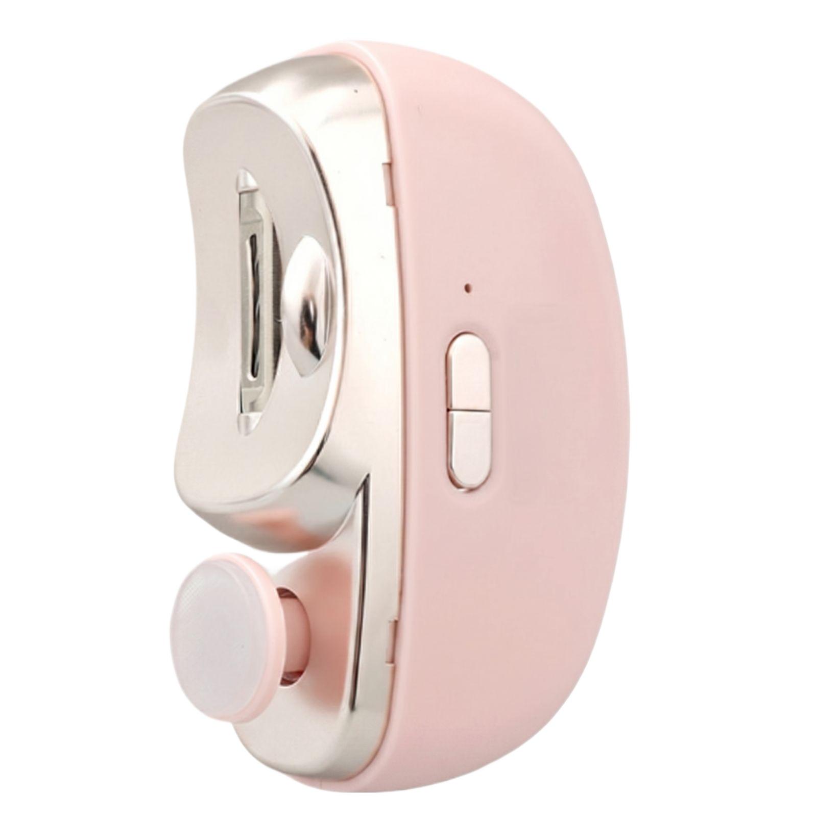 

Portable Electric Nail Care Tool USB Rechargeable 2 Speed Safe Nail Cutter With Nail Debris Storage For Baby Kids Adults Seniors One Size розовый
