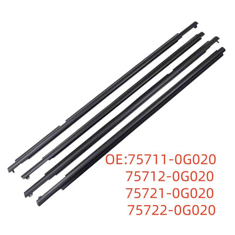 Toyota 2010-2019 Car Door Window Trim Seal Strip