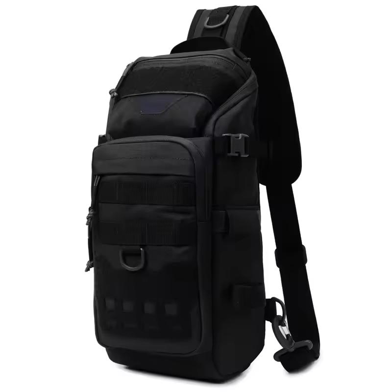 Geantă de piept pentru pescuit pentru bărbați Rucsac tactic Sport de umăr în aer liber Borsetă de șold Drumeție Alpinism Ciclism Genți sling Geantă de camping