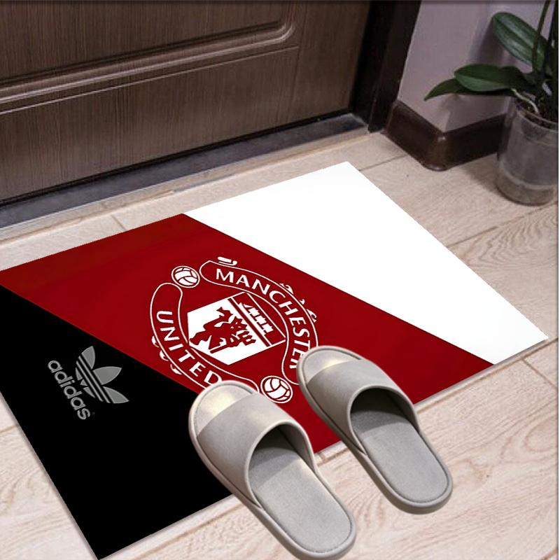 Tappeto con Fantasia Manchester United F.C., Tappetino da Interno/Esterno, per Picnic, Sala Giochi, Camera da Letto, Ufficio, Soggiorno, Tappeto Decorativo per la Casa, Regalo di Compleanno