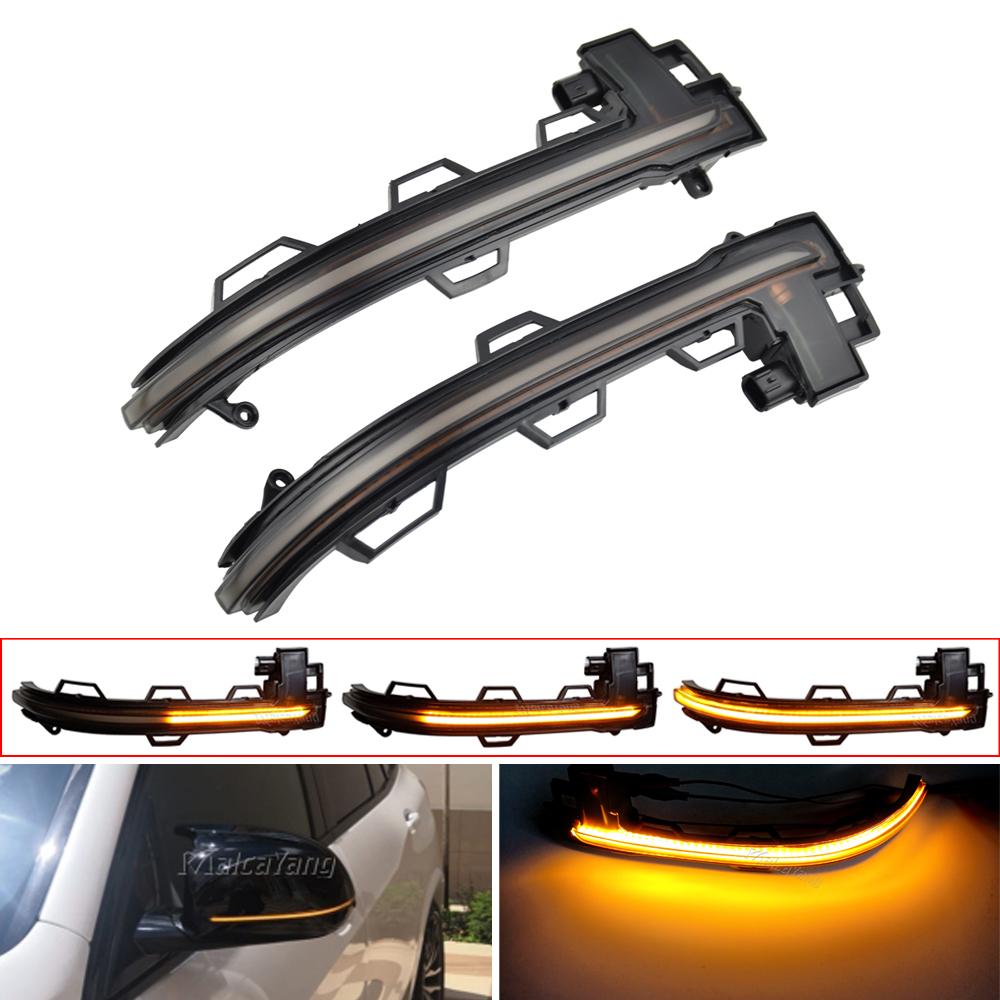 

Светодиодный динамический указатель поворота для BMW X3 G01 2018-2020 X4 G02 X5 G05 X6 G06 X7 G07 мигающий свет с проточной водой