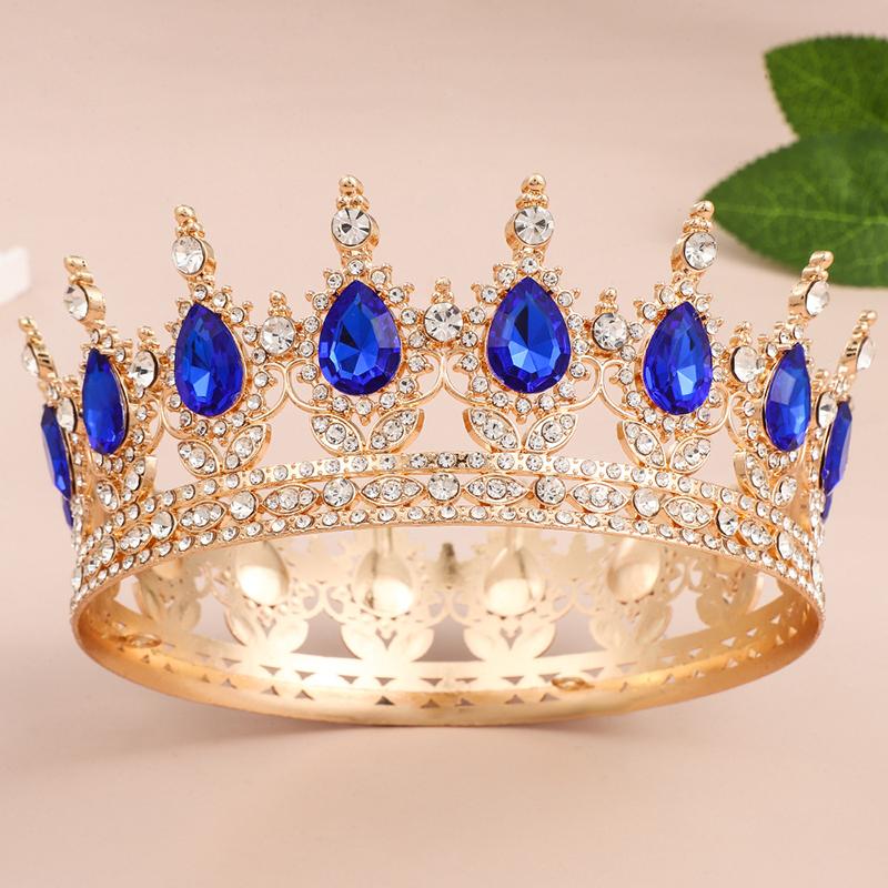 

Beautiful Crystal Large Crown Cake Decoration Crown Cake Topper For Girl Birthday Party Cake Decorations A7